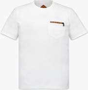 MCM Silket Logo T-Shirt With Zip Pocket