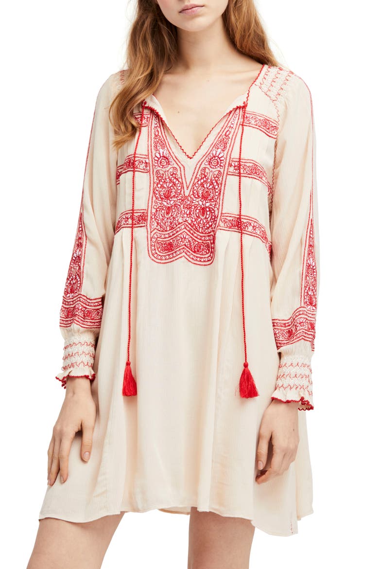 Wind Willow Minidress, Alternate, color, IVORY