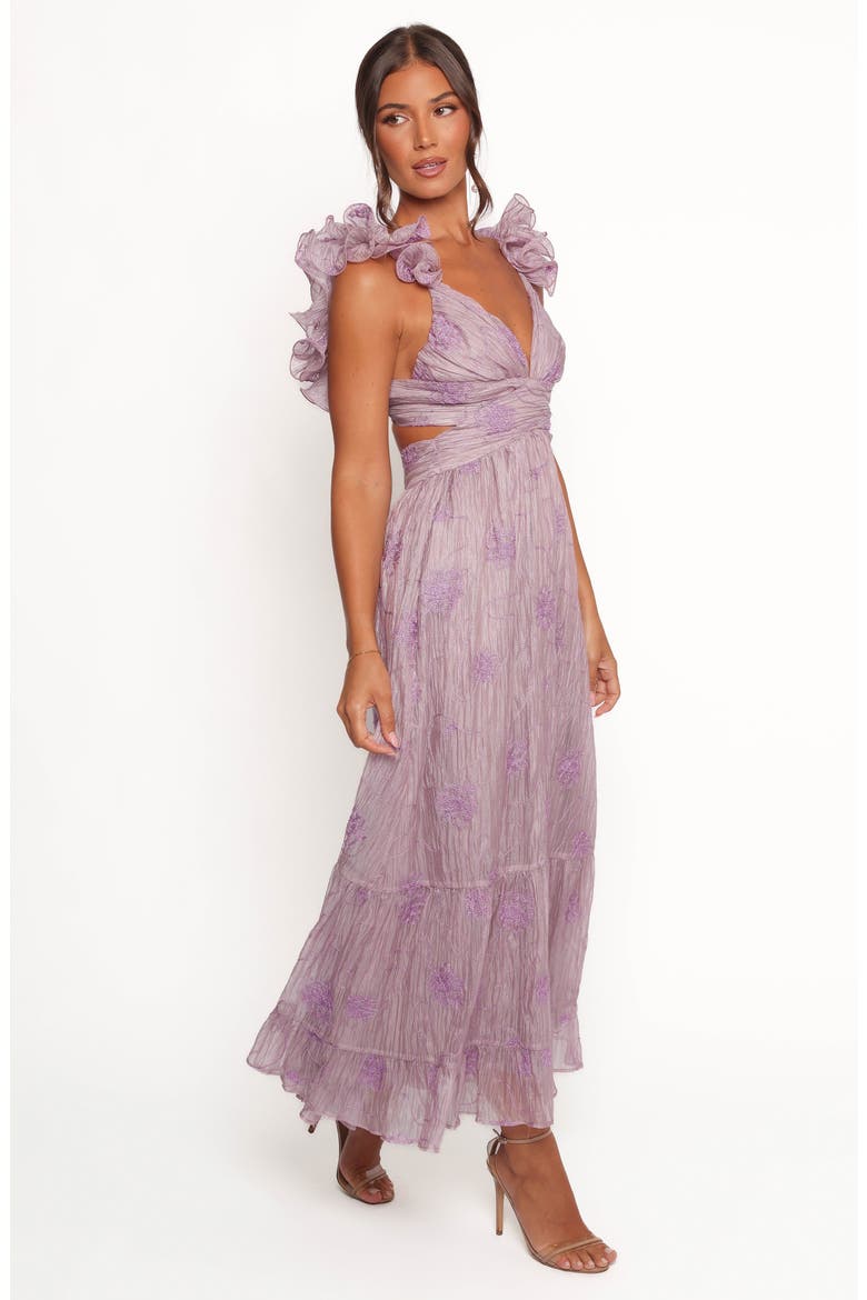 Harmony Floral Maxi Dress, Alternate, color, LILAC