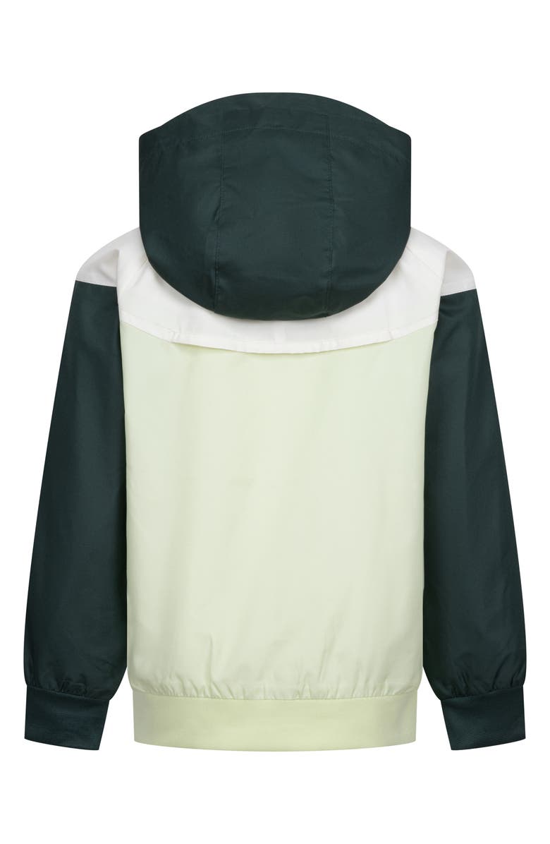 Nike Kids' Windrunner Water Resistant Hooded Jacket, Alternate, color, Oil Green