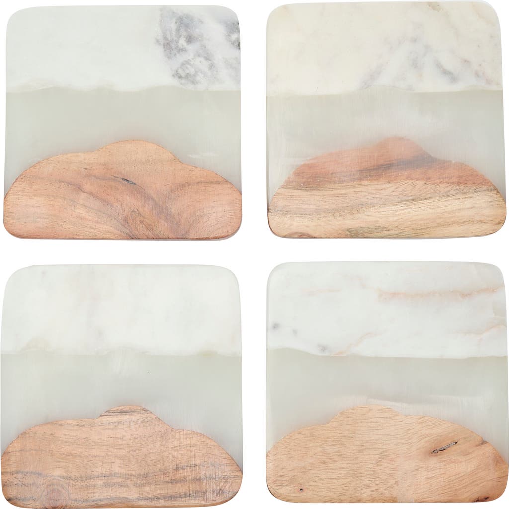 Now Designs Skyline Set Of 4 Coasters In Multi