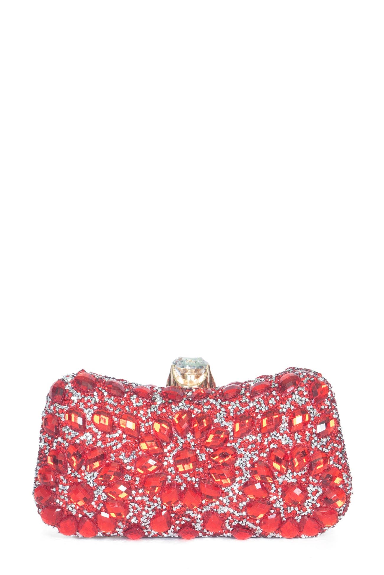 Elegant Clutch, Alternate, color, RED