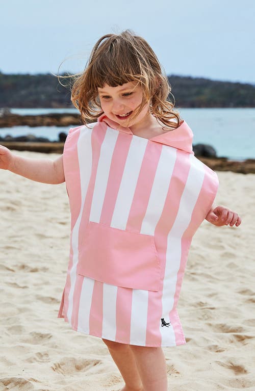 Dock & Bay Quick Dry Kids Poncho In Pink