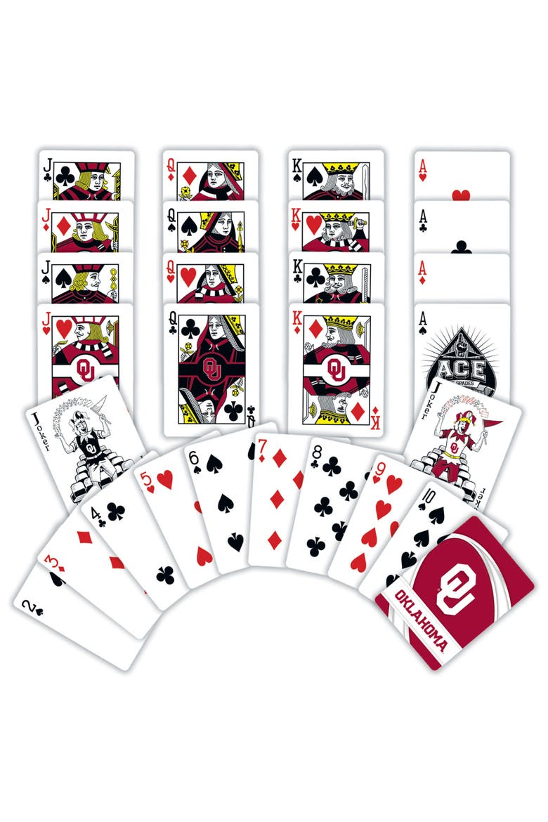 Oklahoma Sooners Playing Cards, Alternate, color, Multicolor