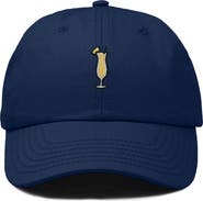 Dalix Pina Colada Embroidered Dad Cap