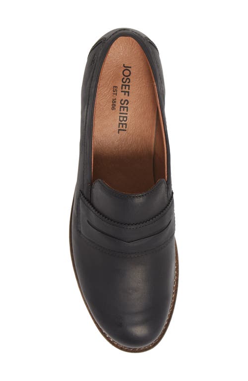 Josef Seibel Sienna 96 Leather Loafer In Black