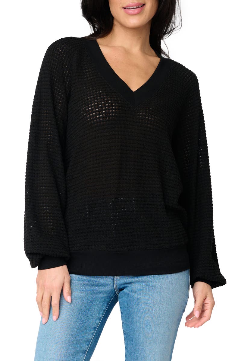 GIBSONLOOK Courtside Open Stitch Sweater, Main, color,