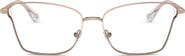 Michael Kors Radda 55mm Rectangular Optical Glasses