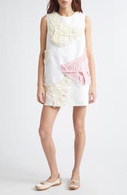 Sandy Liang Copellia Cotton Poplin Sleeveless Minidress