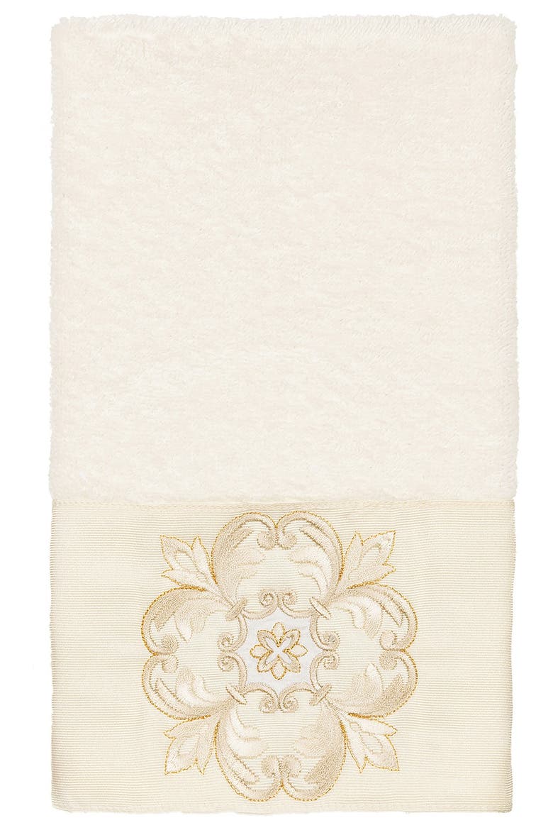 Alyssa 3-Piece Embellished Towel - Cream, Alternate, color, CREAM