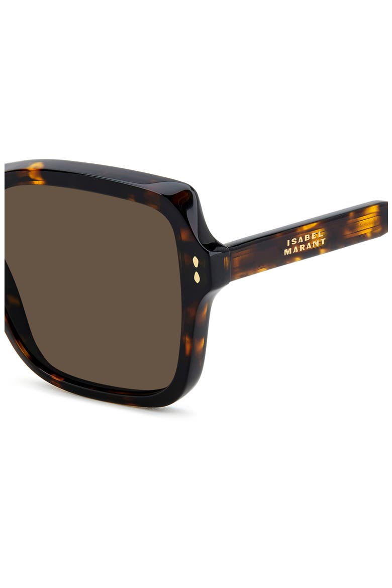IM 0193/S 58mm Rectangular Sunglasses, Alternate, color, HAVANA