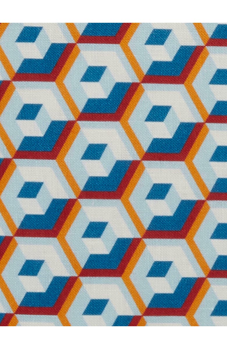 La DoubleJ Placemats Set Of 2 (35X45) Cubi Blue, Alternate, color, Cubi Blue