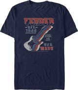 FENDER Men's Fender Est. 1946 USA Made Graphic T-Shirt