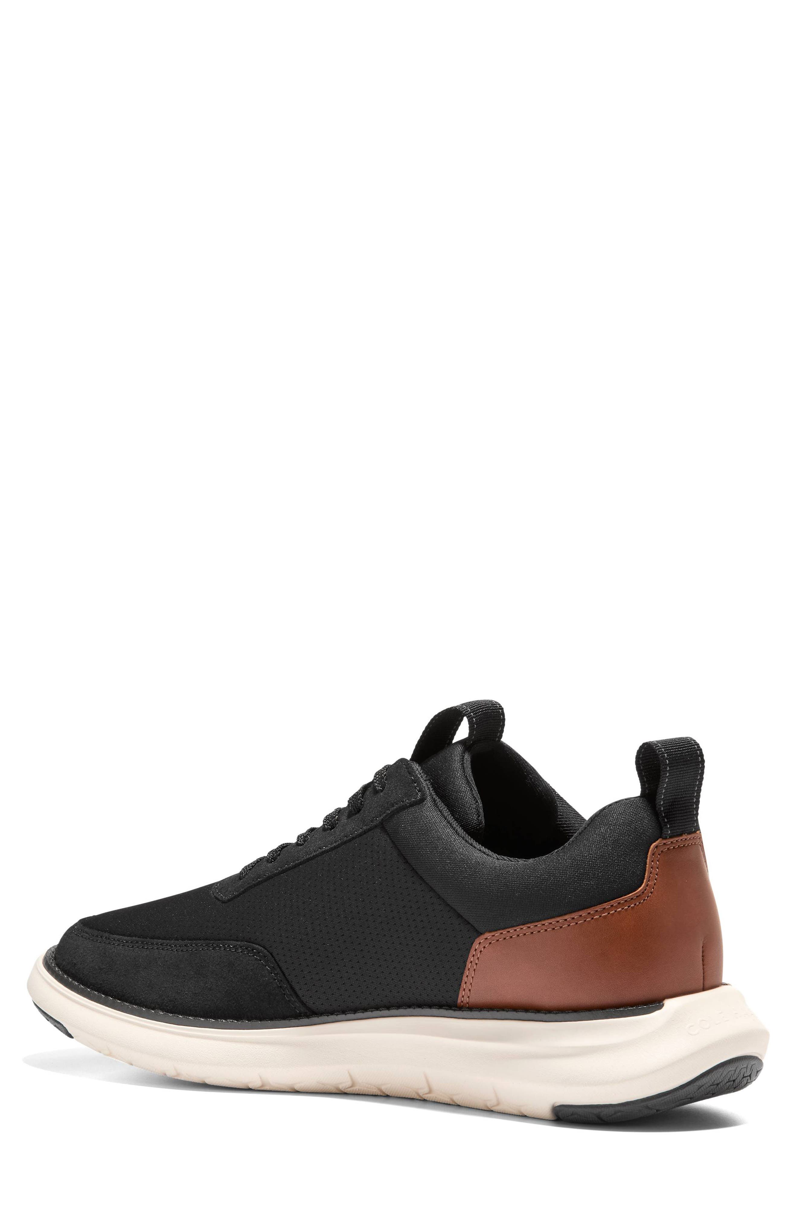 Cole Haan Grand Remix Derby Sneaker, Alternate, color, Black/ Brit Tan/ Ivory