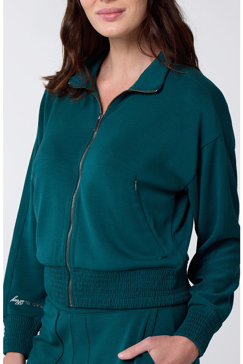 Women's Active Lifestyle You Know You Play Full Zip Jacket, Alternate, color, Racing Green