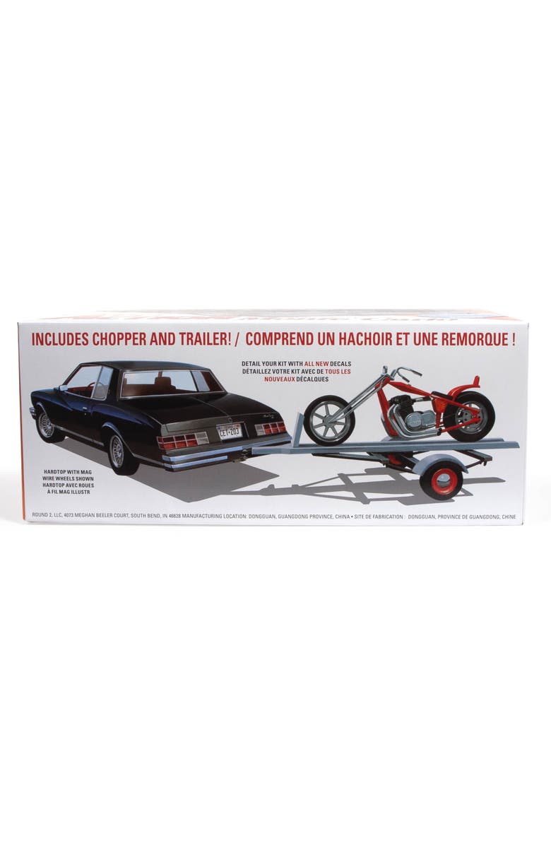 MPC 1980 Chevy Monte Carlo Class Action 2T 1 to 25 Scale Model Kit, Alternate, color, Multicolored