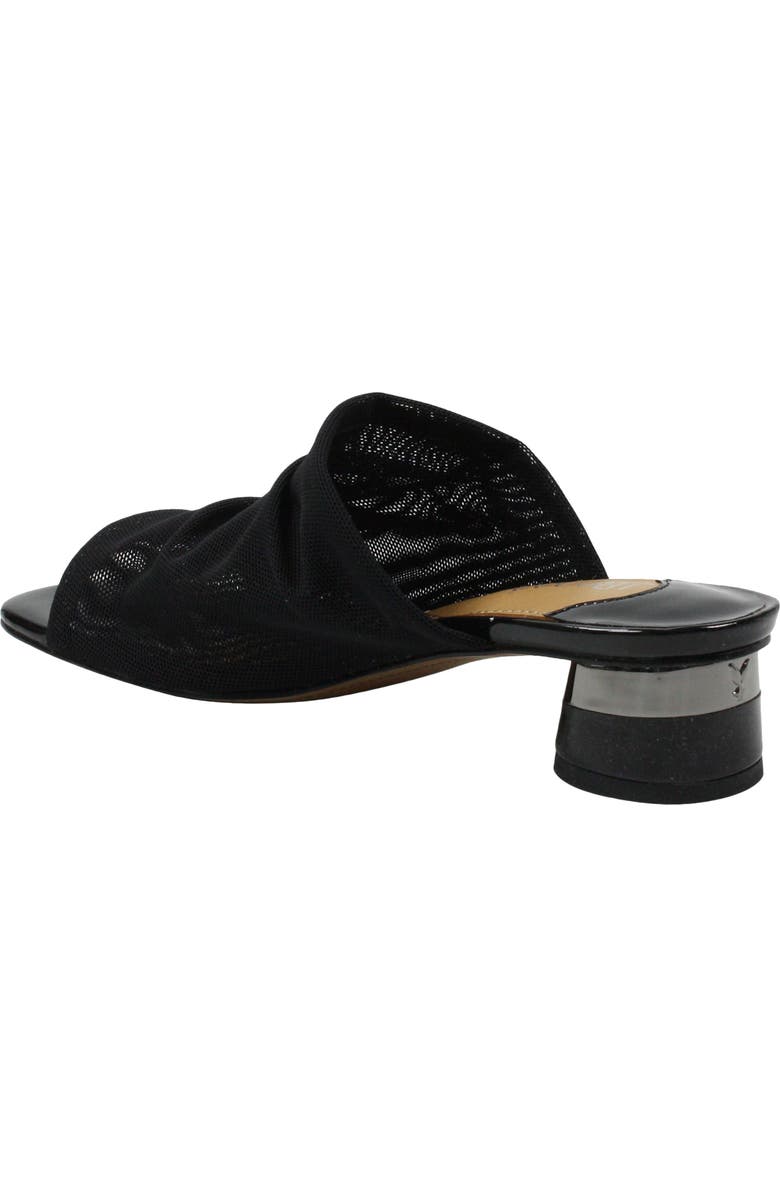 J. Reneé Banan Block Heel Sandal, Alternate, color, Black Stretch Fabric