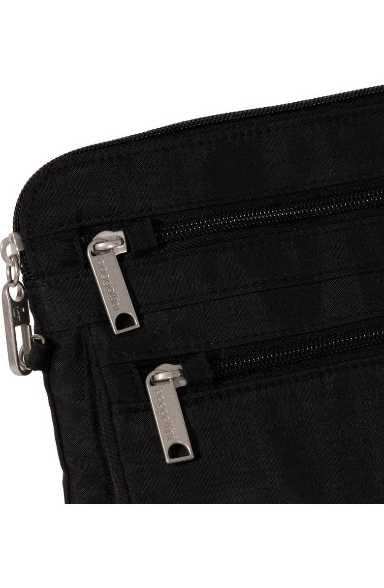 BAGGALLINI Securtex Anti-Theft Large Crossbody Bag, Alternate, color, Black