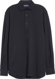 Ralph Lauren Purple Label Aston Cotton Oxford Button-Up Shirt