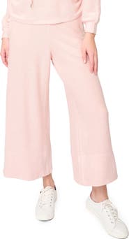 GIBSONLOOK Low-Key Luxe Rib Crop Wide Leg Pants