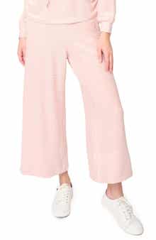 GIBSONLOOK Low-Key Luxe Rib Crop Wide Leg Pants