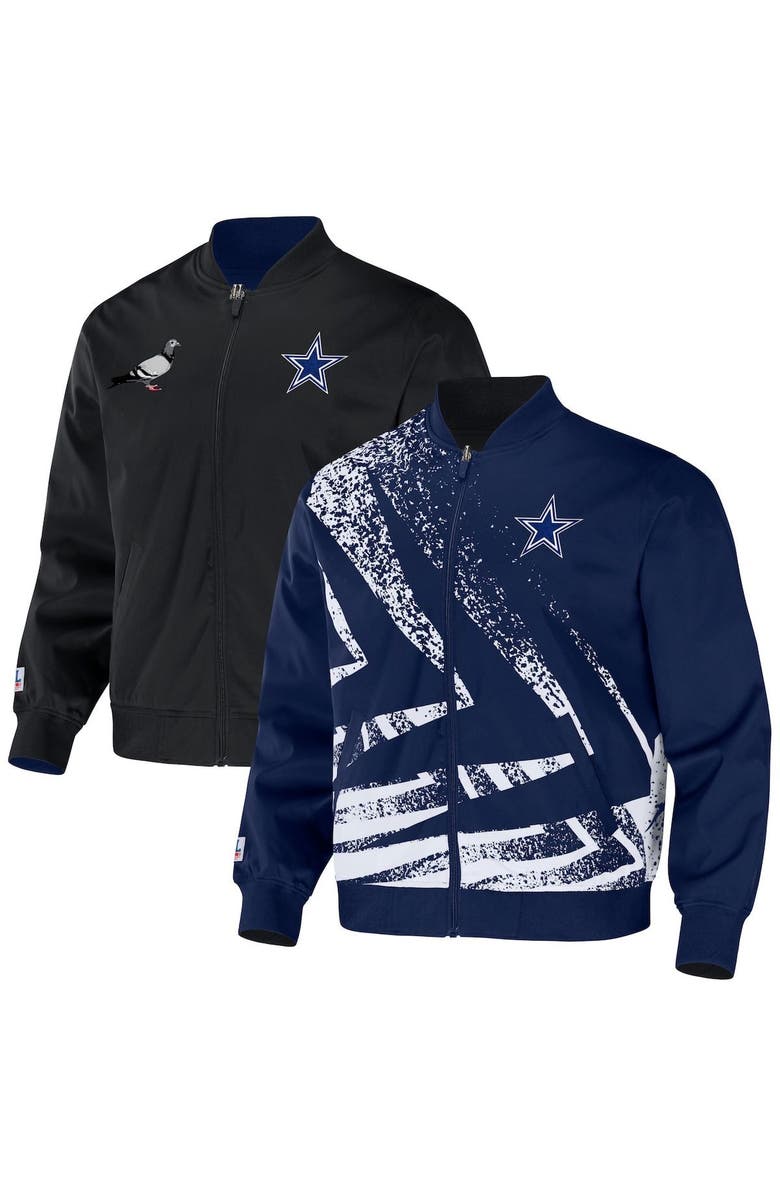 STAPLE Men's NFL x Staple Navy Dallas Cowboys Reversible Core Jacket, Alternate, color,