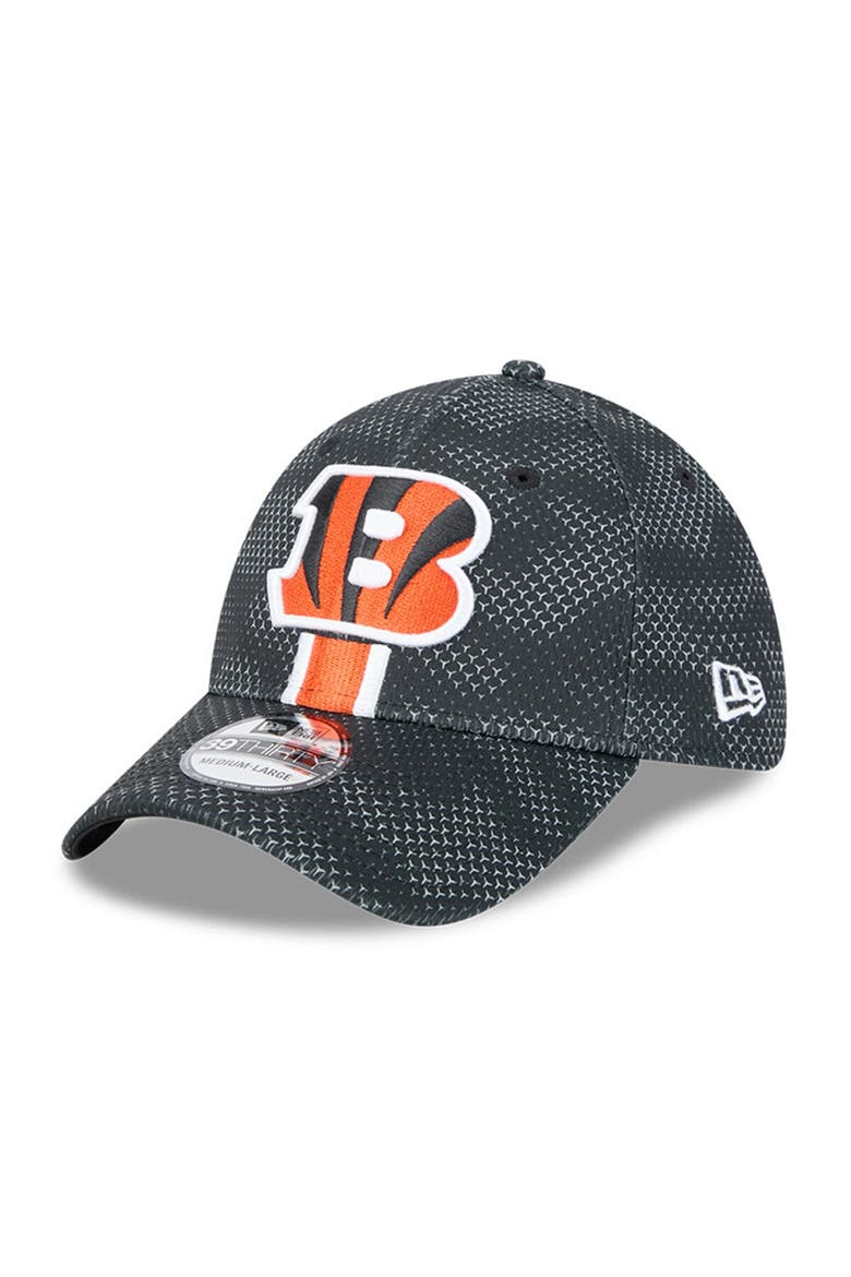 Men's New Era Black Cincinnati Bengals 2024 Sideline 39THIRTY Flex Hat, Main, color, Black