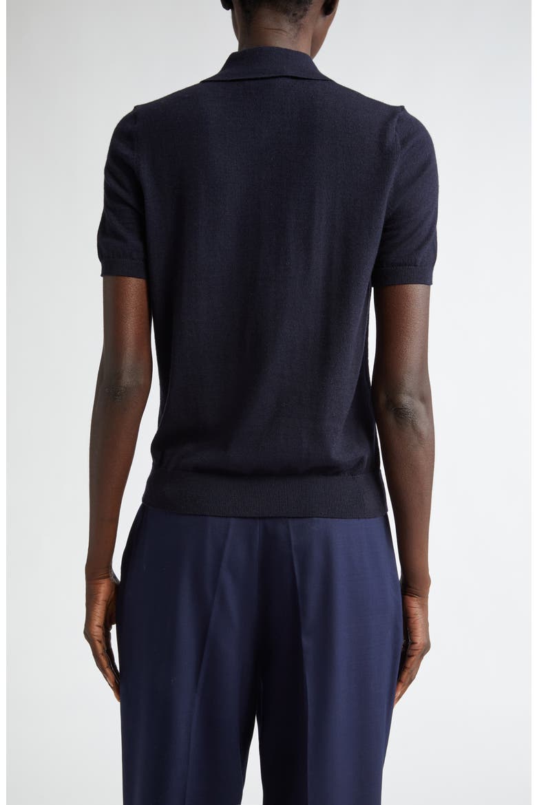 Nemo Merino Wool Blend Polo Sweater, Alternate, color, NAVY