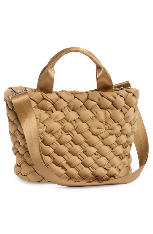 Bcbg Small Woven Neoprene Tote In Tan
