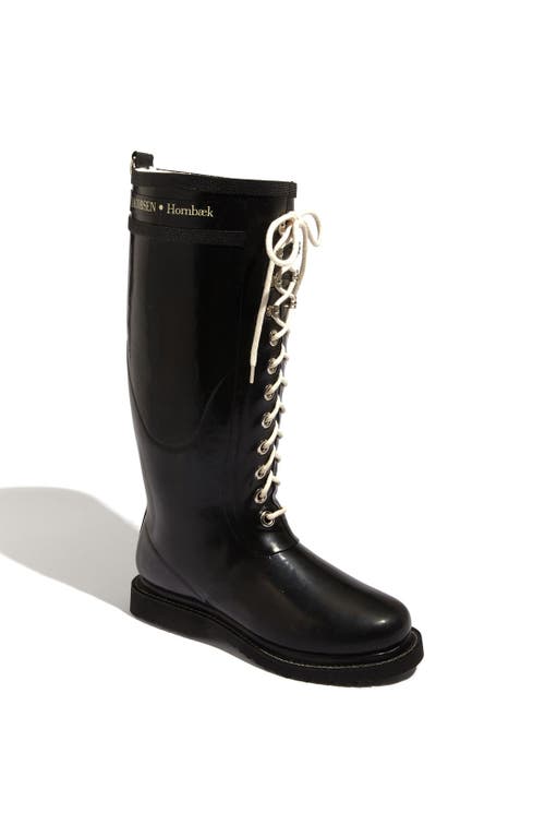 Ilse Jacobsen Rubber Boot in Black 