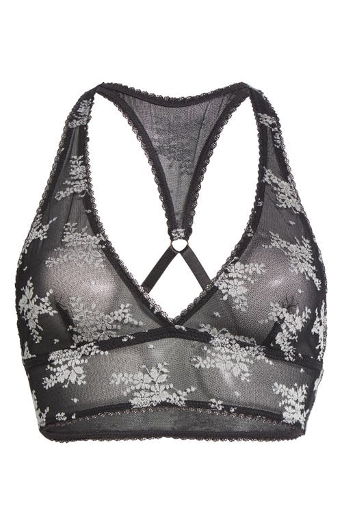 Free People Talk About It Racerback Bralette In Black