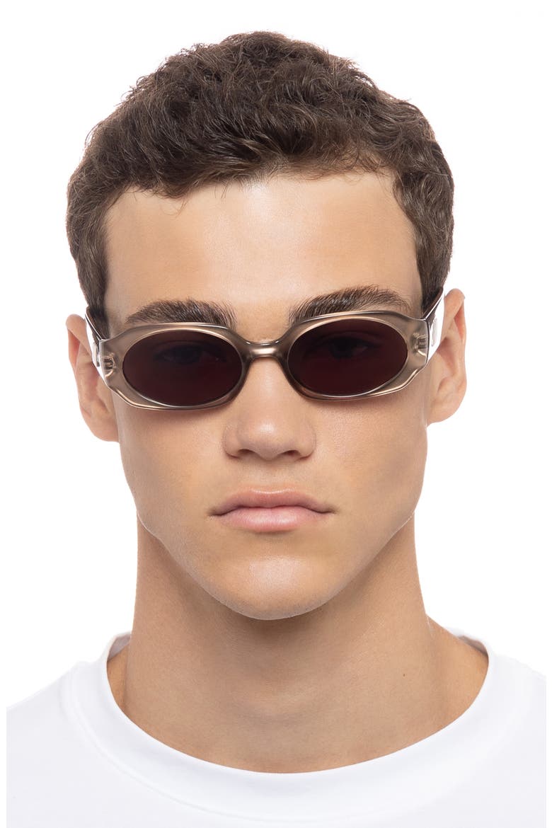 Shebang 52mm Rectangular Sunglasses, Alternate, color, CHAMPAGNE SHIMMER