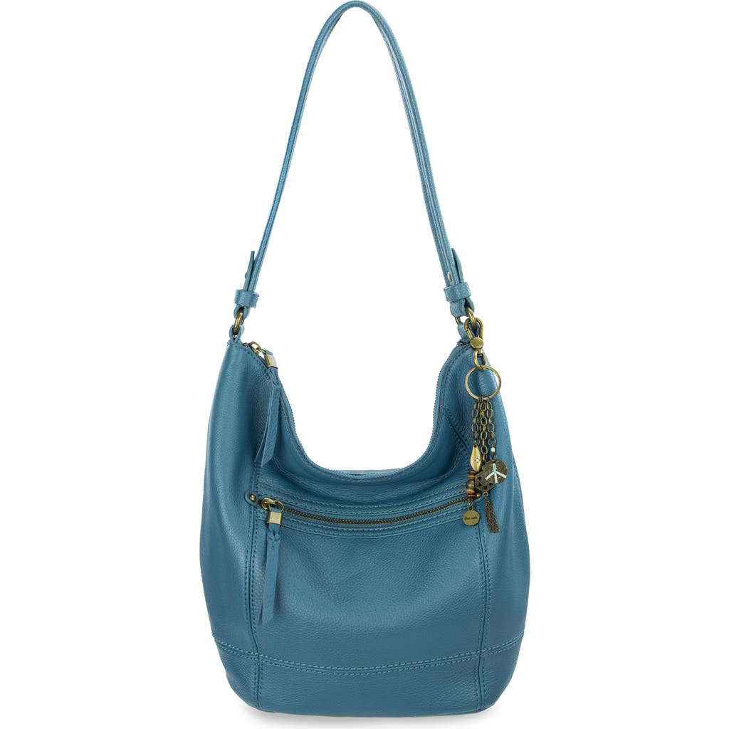 The Sak Sequoia Hobo Leather Bag In Blue