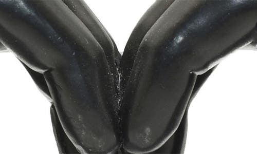 Kinetic Heart Sign Hands Sculpture In Black