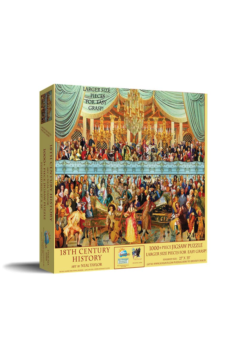 18th Century History 1000 piece Jigsaw Puzzle for Adults Large Pieces, Main, color, Multicolor