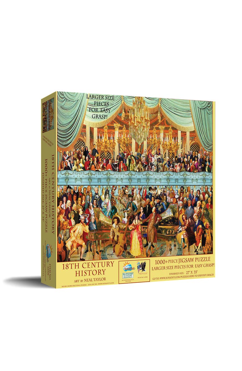 Sunsout 18th Century History 1000 piece Jigsaw Puzzle for Adults Large Pieces, Main, color, Multicolor