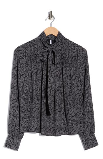 Derek Lam 10 Crosby Valentine Neck Tie Blouse In White