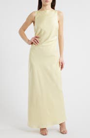 WAYF Isadora Open Cowl Back Cocktail Dress