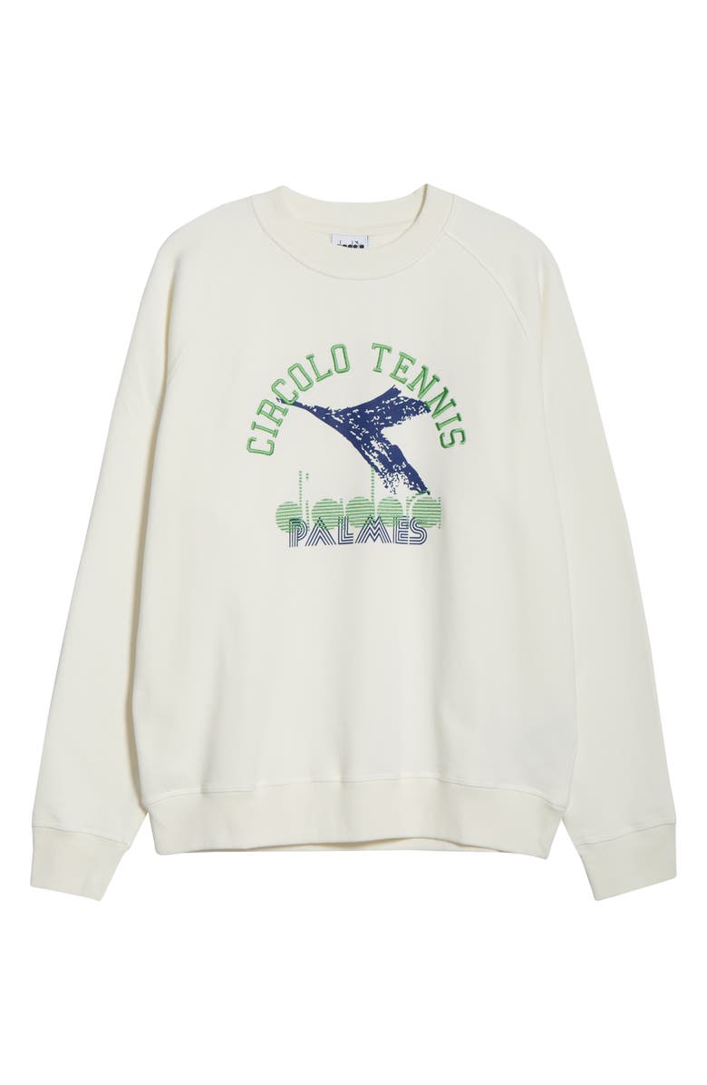 Diadora Legacy Graphic Sweatshirt, Alternate, color, Snow White