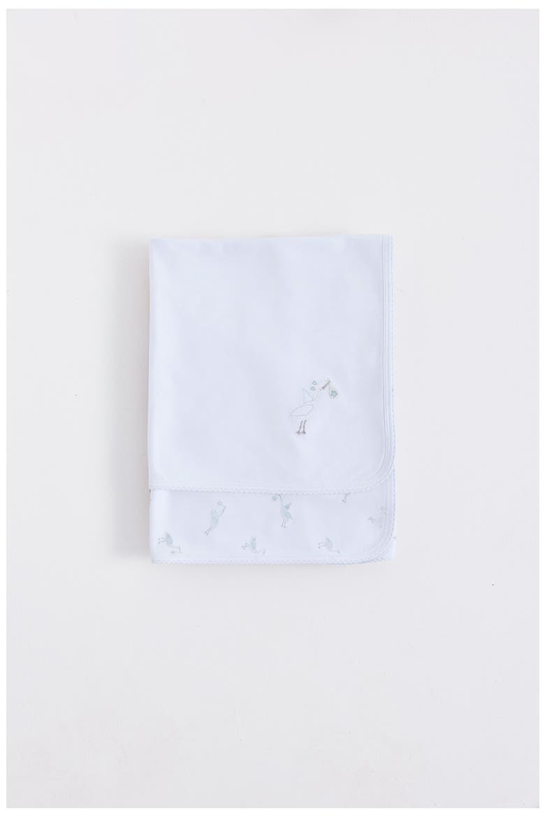 Small Blanket Welcome Boys, Main, color, Light Blue