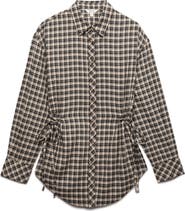 M&S Drawstring Waist Cotton Shirt