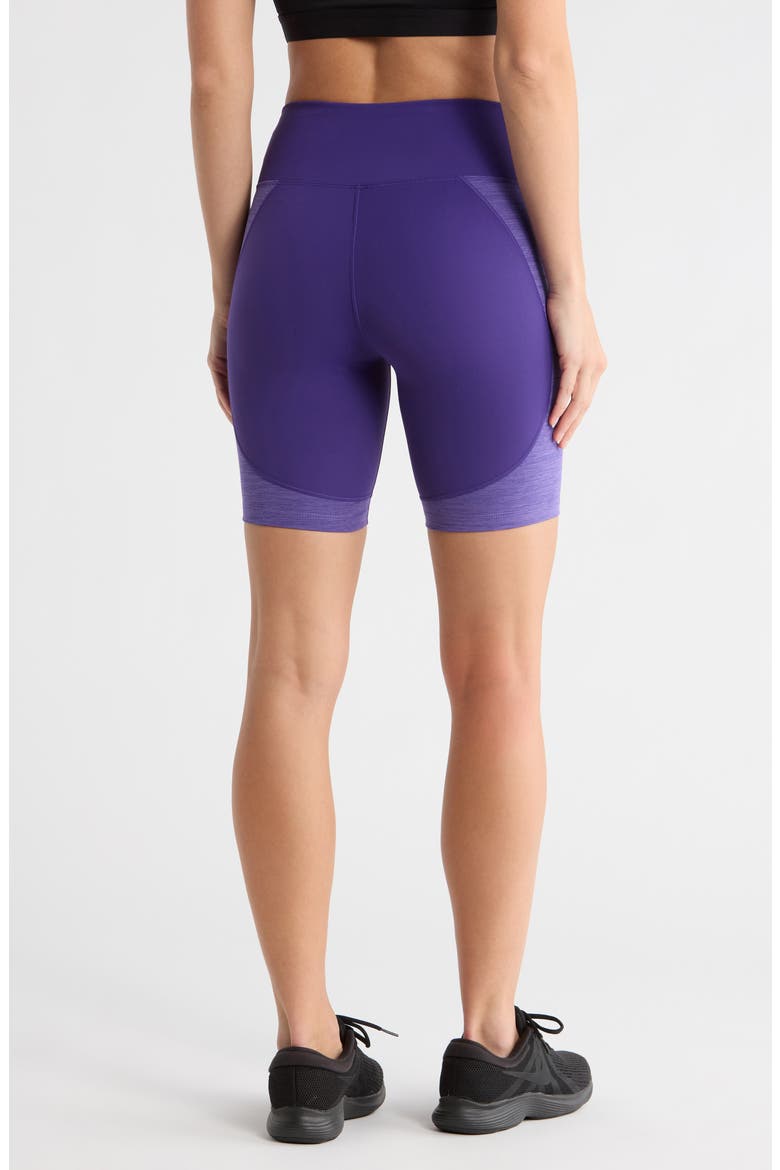 High Waist Bike Shorts, Alternate, color, COURT PURPLE/ WILD VIOLET