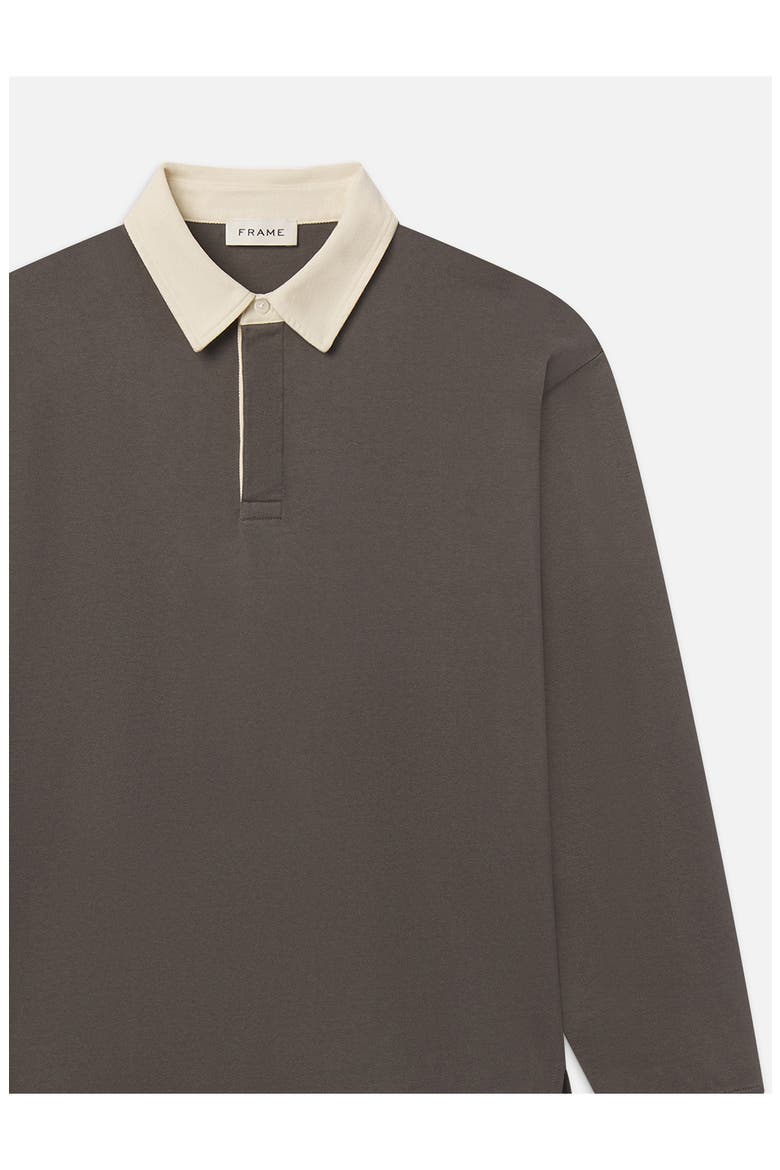 Cotton Rugby Polo, Alternate, color, GREY