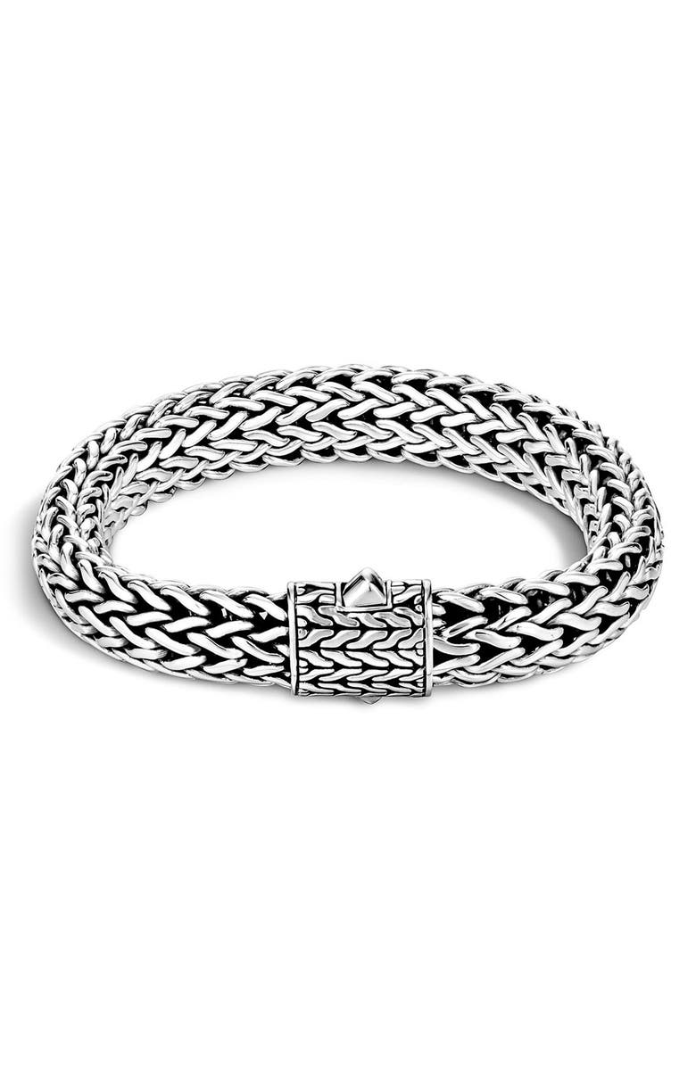 John Hardy Icon Bracelet, Sterling Silver, 10.5mm, Main, color, 