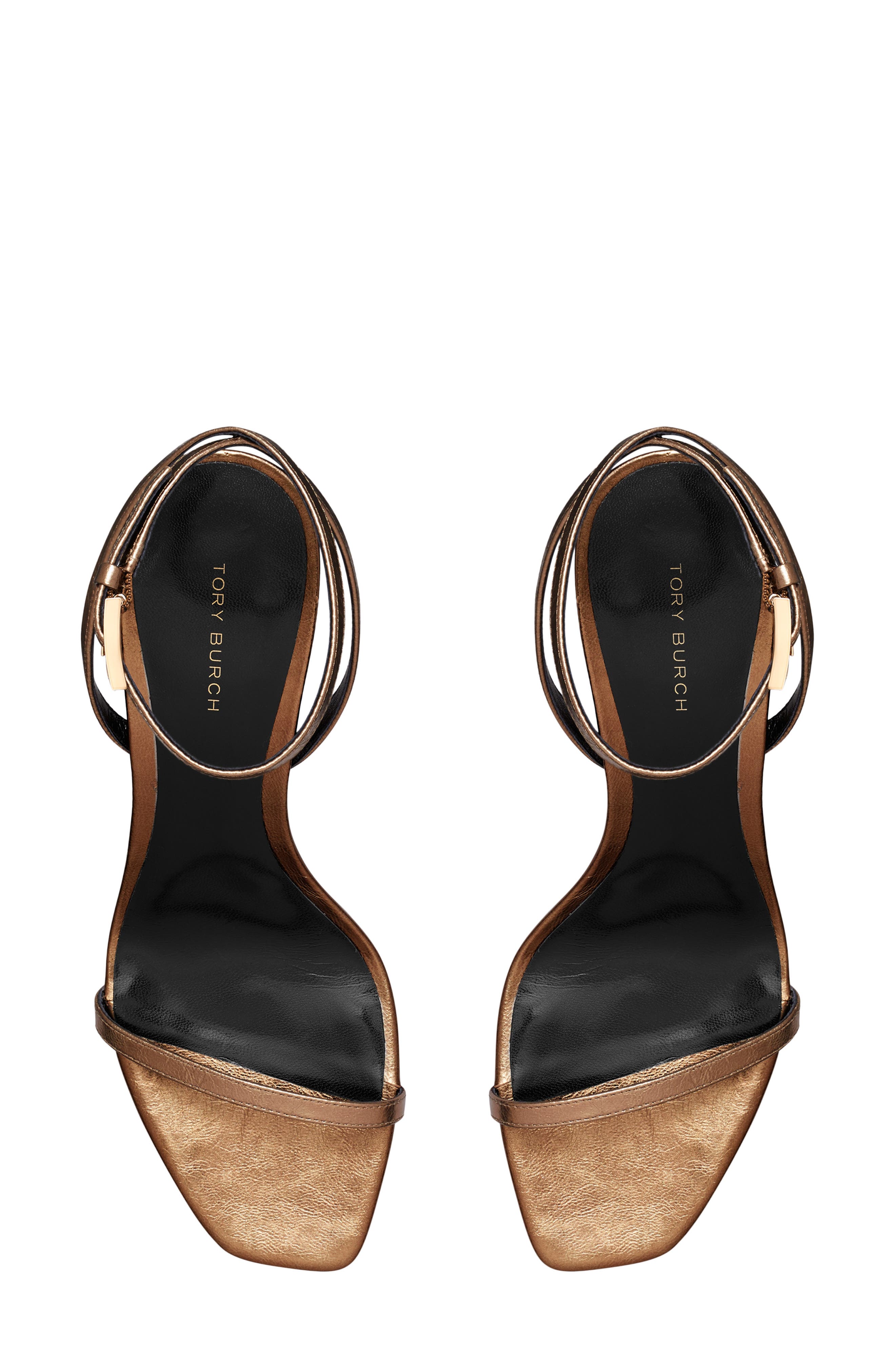 Tory Burch Gigi Leather Sandal, Alternate, color, Copper Freeze