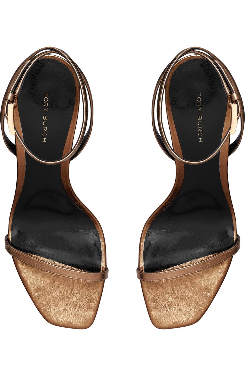 Tory Burch Gigi Leather Sandal, Alternate, color, Copper Freeze