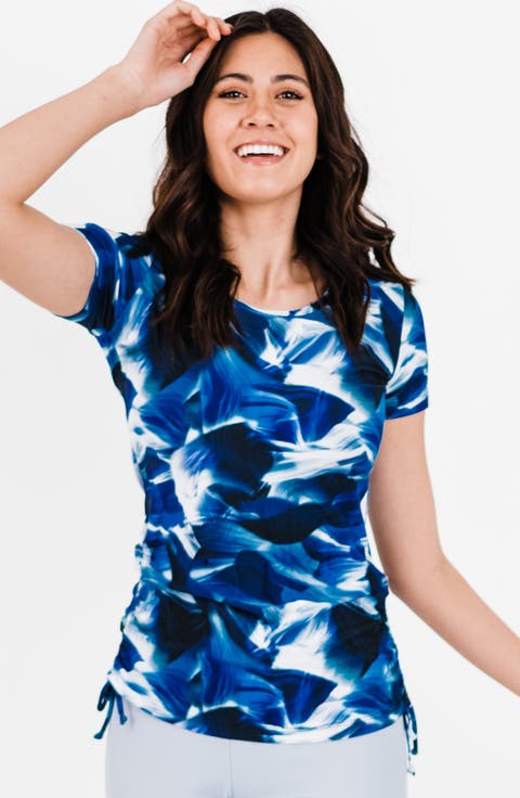 Short Sleeve Adele Swim Top