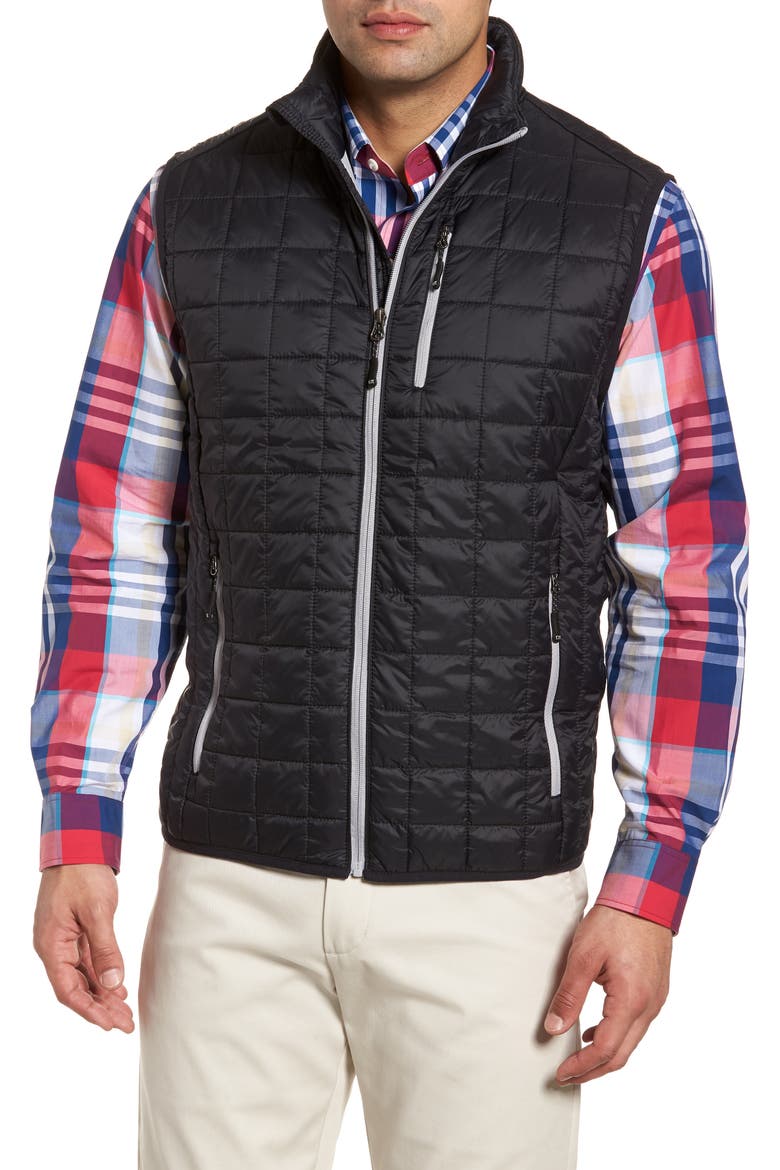 Rainier PrimaLoft® Vest, Main, color, BLACK