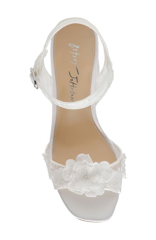 BETSEY JOHNSON BETSEY JOHNSON BLARE ANKLE STRAP PUMP
