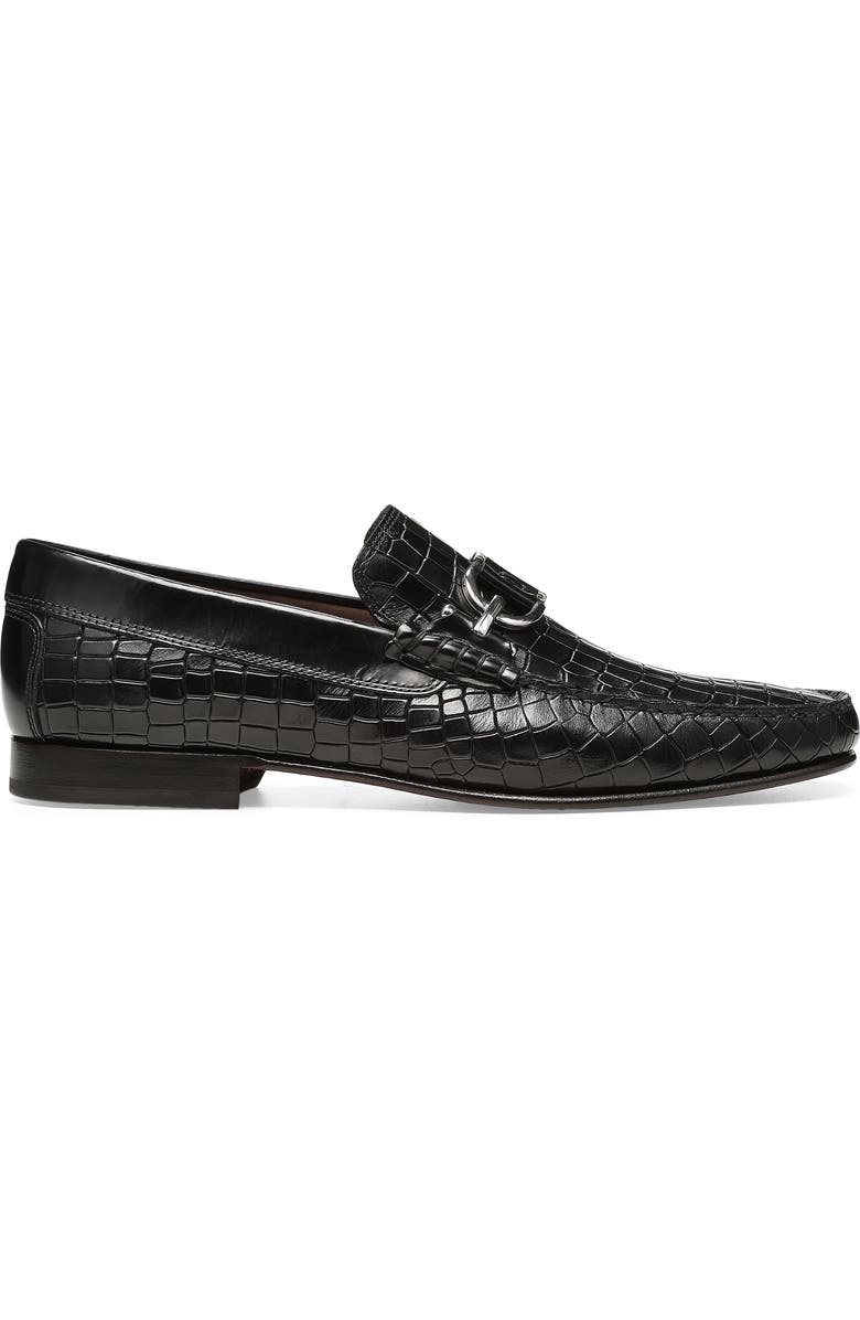 Donald Pliner Dacio Croc Embossed Bit Loafer, Alternate, color,